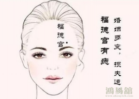 福德宫在哪个位置，福德宫有痣好不好？